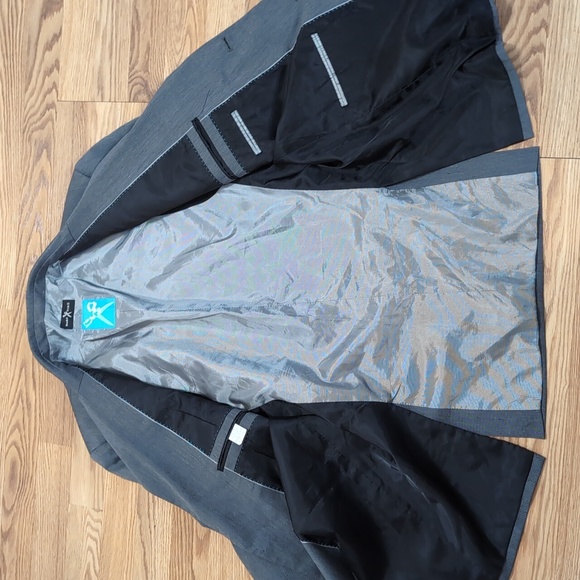 Marc Ecko Men's Gray Sport Coat Suit Jacket Size 42R - Picture 4 of 10